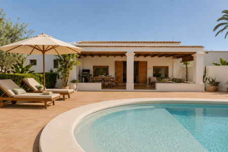 Villa Azulon – Luxury Retreat 400m from Playa den Bossa, Ibiza