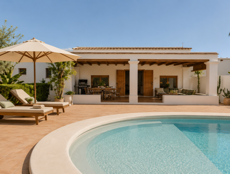 Villa Azulon – Luxury Retreat 400m from Playa den Bossa, Ibiza