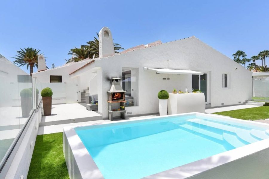 Villa Arancia, Maspalomas – Tranquil Hideaway with Pool & Sea Views