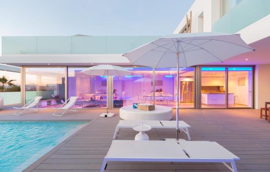 Villa Corazon in Talamanca, Ibiza – Modern Retreat with Pool and Gym